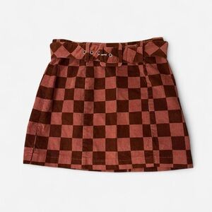 Wild Fable Checkered Mini Skirt